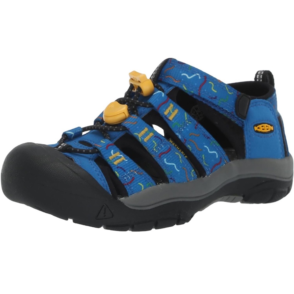 Keen Newport H2 Closed-Toe Water Sandals - Size 2 Little Kids - Austern/Black